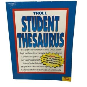 Troll Student Thesaurus Paperback Reference Book 9"x7"